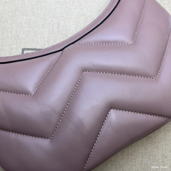 Hyperpeter half-moon-shaped GG GUCCI Marmont small bag 0726